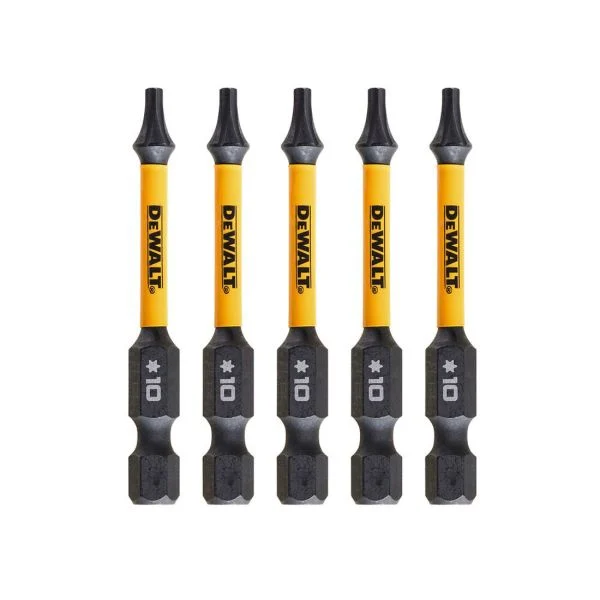Комплект ударни удължени битове DeWALT DT7393T-QZ, T10, 57 мм, 5 бр. / DT7393T-QZ